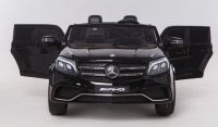 Mercedes-Benz GLS63 AMG schwarz 12V, 2-Sitzer mit 2.4ghz Fernbedienung, FULL Options