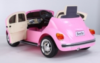 VW Beetle Käfer pink 12V mit 2.4ghz Fernbedienung