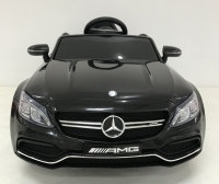 Mercedes-Benz C63 S AMG schwarz, echtlack,  Gummireifen, 2.4ghz Fernbedienung