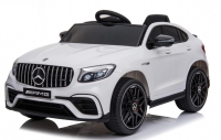 Mercedes-Benz GLC 63S V8 weiß, 1-Sitzer, Gummireifen, 2.4ghz Fernbedienung