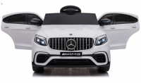 Mercedes-Benz GLC 63S V8 weiß, 1-Sitzer, Gummireifen, 2.4ghz Fernbedienung