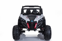 Buggy 4x4 UTV weiß 4x45W 12V 2-Sitzer, Ledersitz, MP4 und 2.4ghz Fernbedienung