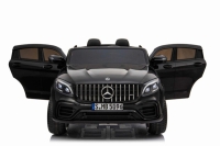 Mercedes-Benz GLC 63S schwarz 12V, 2-Sitzer mit 2.4ghz Fernbedienung, FULL Options