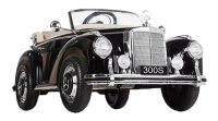 Mercedes-Benz 300S schwarz 12V, EVA Reifen, Ledersitz und 2.4ghz Fernbedienung