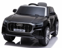 Audi Q8 Quattro S-line schwarz, echtlack, Ledersitz, Gummireifen und 2.4ghz Fernbedienung