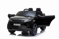 Land Rover Evoque schwarz echtlack, 12V, EVA Reifen, Ledersitz, und 2.4ghz Fernbedienung