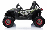 Buggy 4x4 UTV Tarnung 4x45W 12V 2-Sitzer, Ledersitz, MP4 und 2.4ghz Fernbedienung