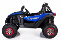 Buggy 4x4 UTV Blau 4x45W 12V 2-Sitzer, Ledersitz, MP4 und 2.4ghz Fernbedienung