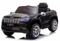 Jeep GRAND CHEROKEE schwarz 12V, Ledersitz, 2.4ghz Fernbedienung  