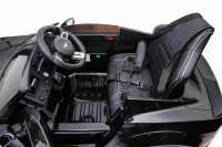 24V Ford Mustang schwarz , MP4 bildschirm, EVA Reifen, Ledersitz und 2.4ghz Fernbedienung